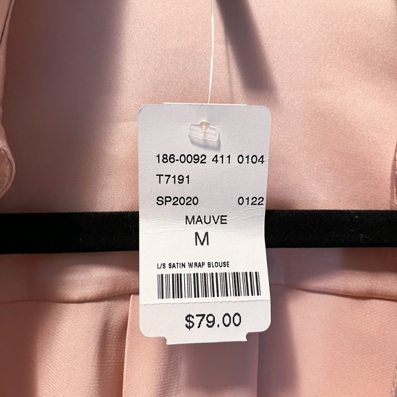 M Boutique Satin Wrap Blouse - Picture 3 of 4